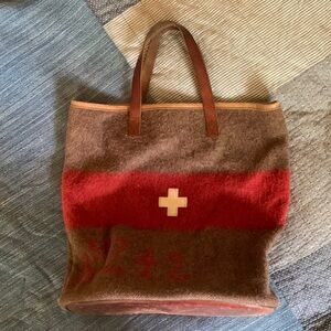 Stylish Swiss Boiled Wool Blanket Handbags by KARLEN Swiss